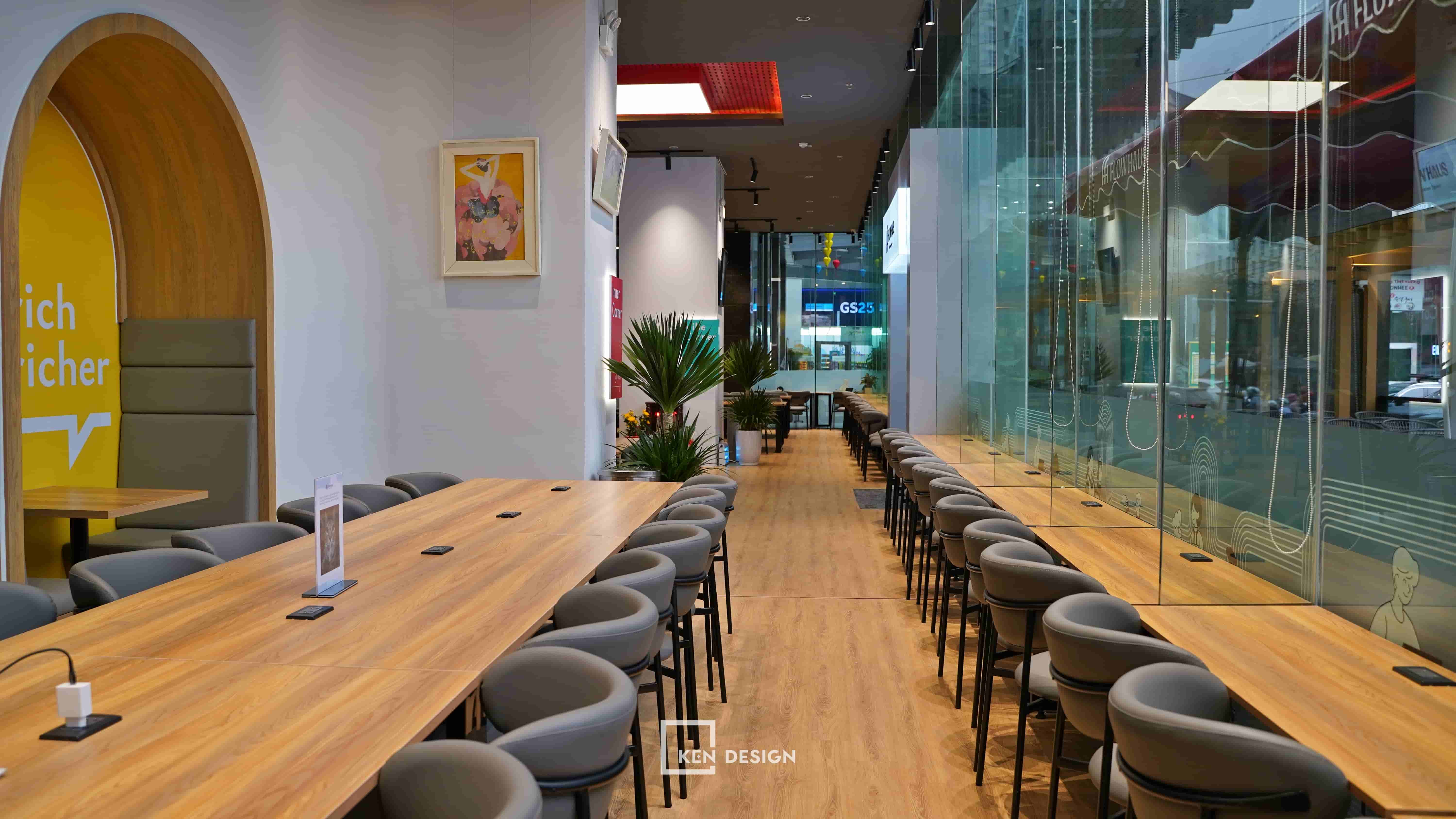 Thi công hoàn thiện cafe coworking Flow Haus Mễ Trì