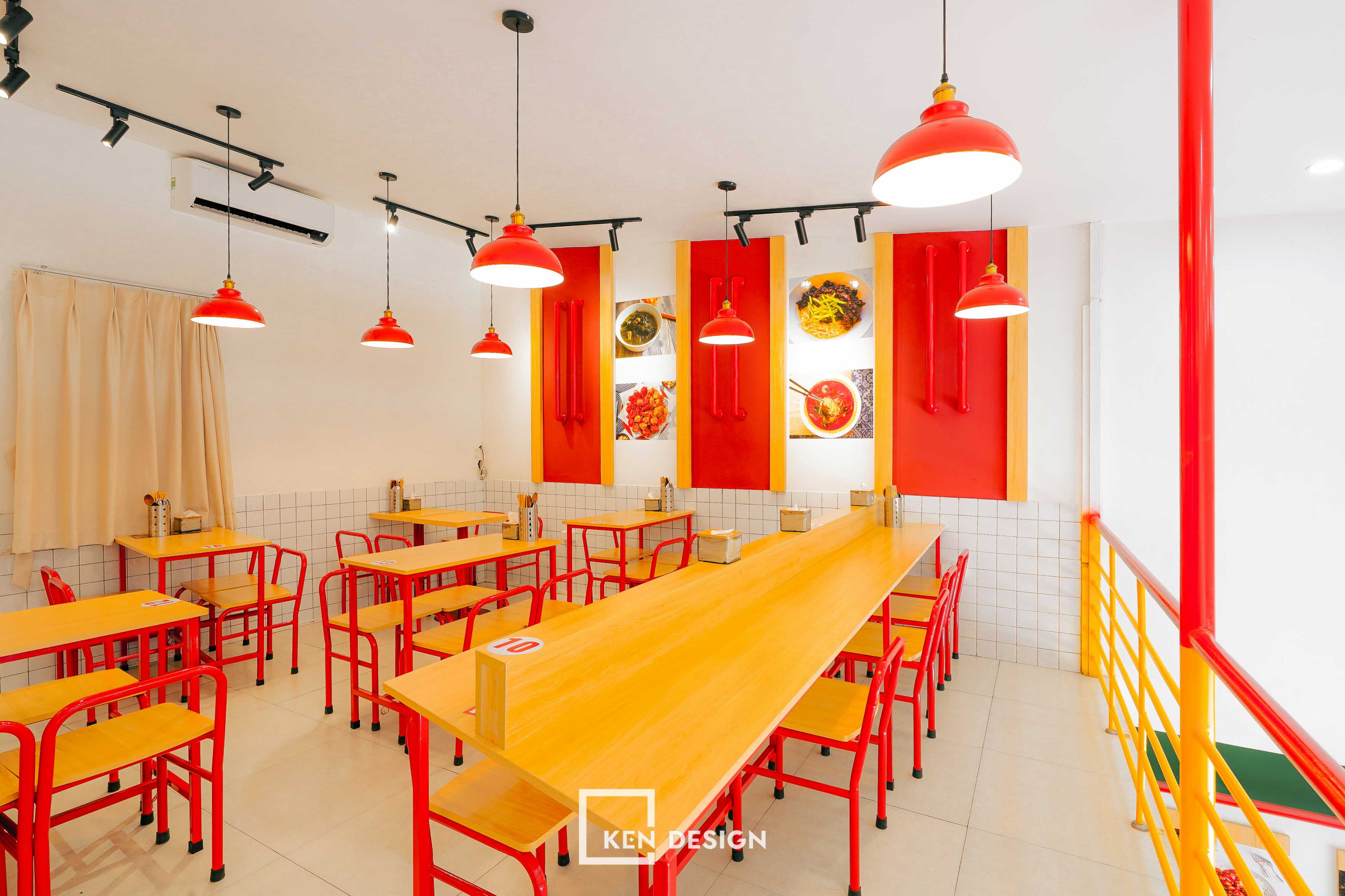 Dự án thi công nhà hàng Jjajang Duy Tân - Hà Nội 