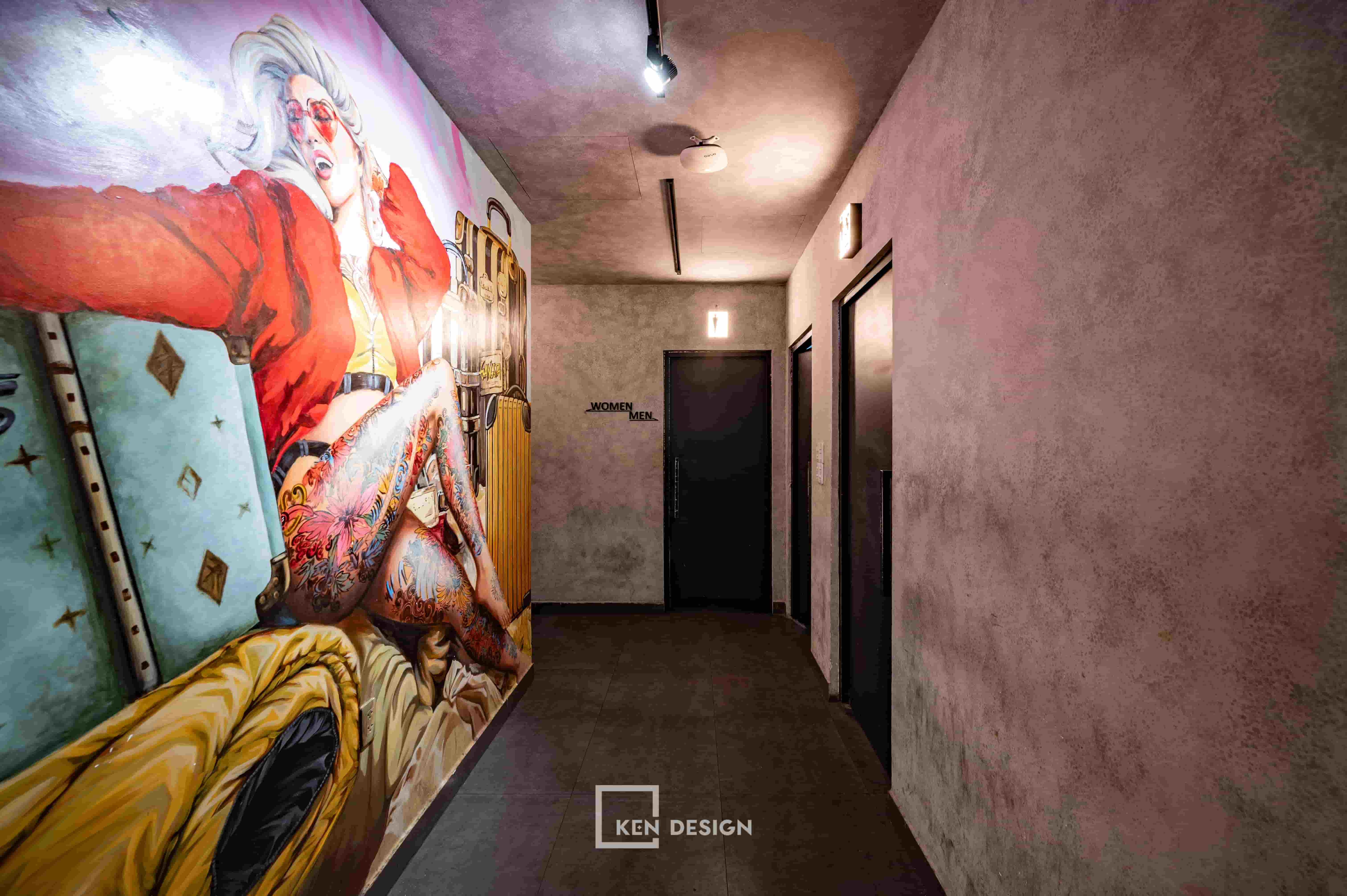 thi công nhà hàng The Gangs Airport tại Gò Vấp