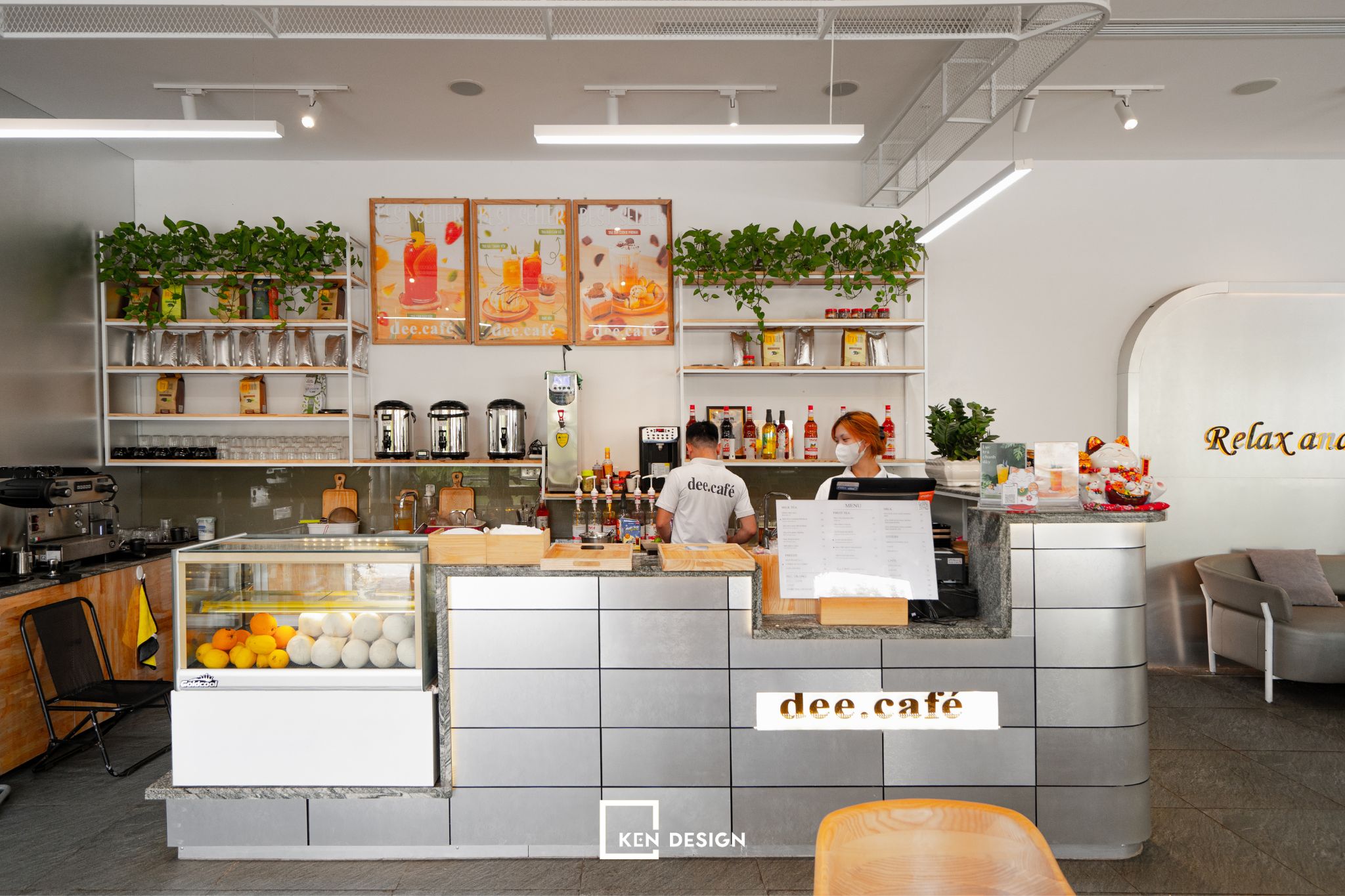 Thi công quán Dee Cafe Bắc Giang