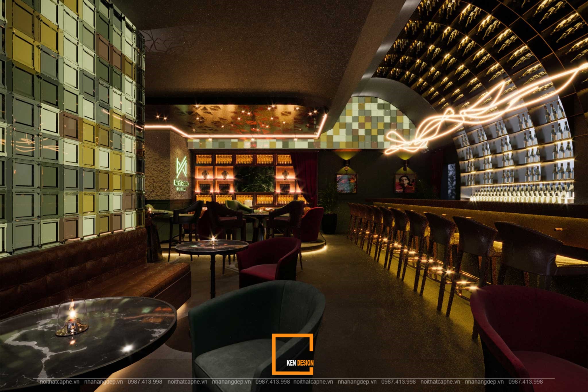 thiết kế Nevermind Bar Lounge
