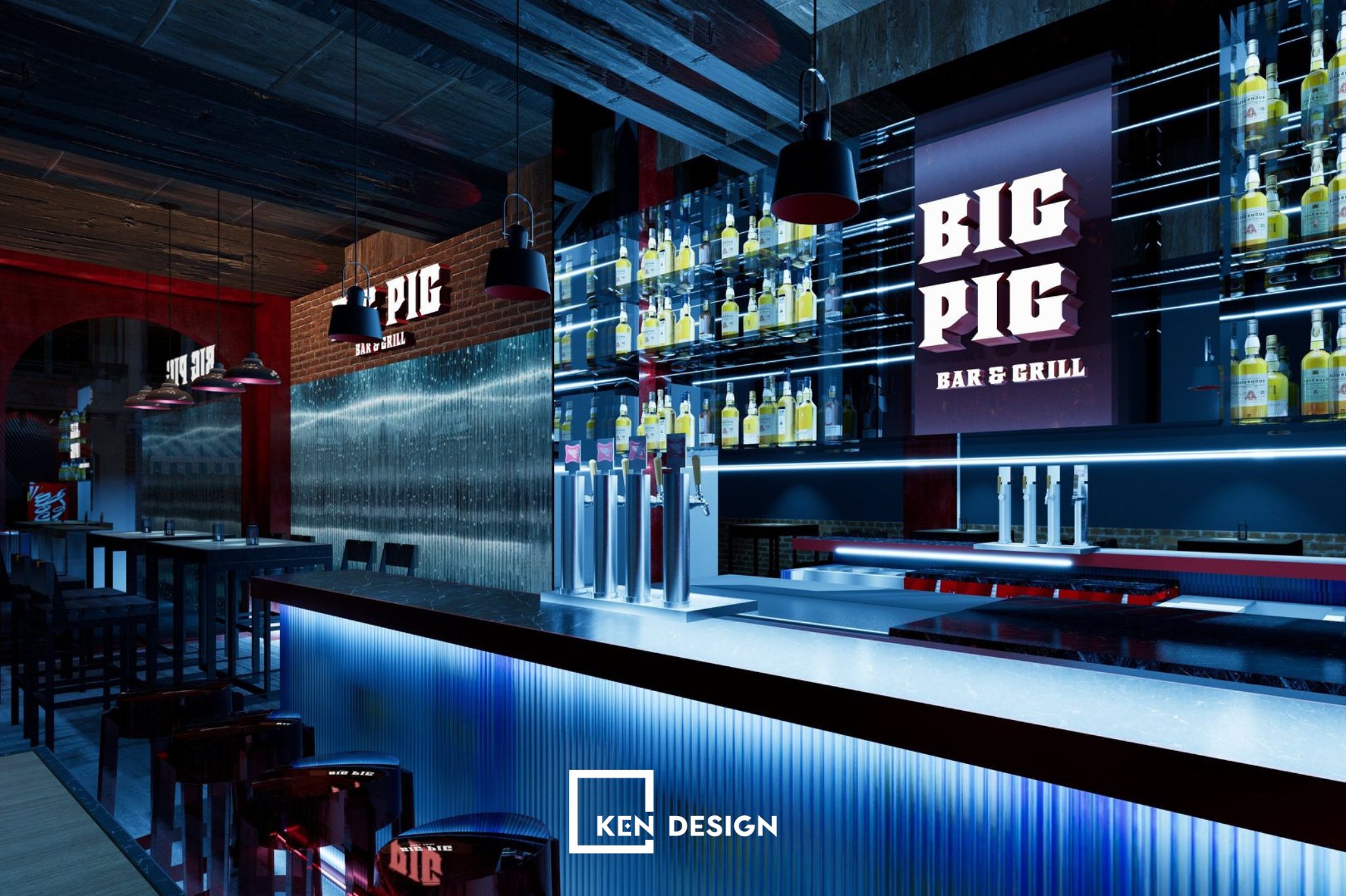 Thiết kế Big Pig BBQ đẹp