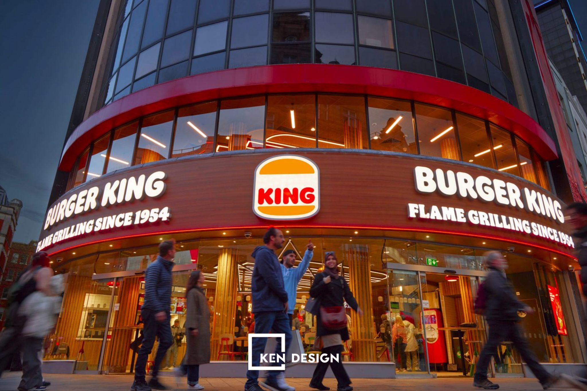 thiết kế Burger King