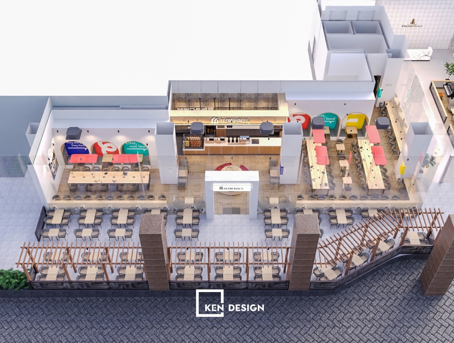 Thiết kế cafe coworking FLOW HAUS cơ sở 2