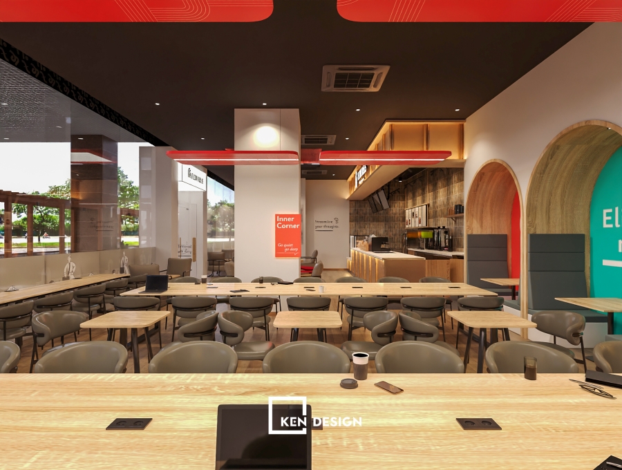 Thiết kế cafe coworking FLOW HAUS cơ sở 2