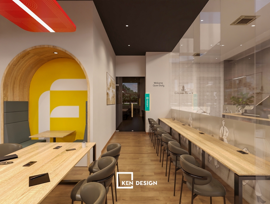 Thiết kế cafe coworking FLOW HAUS cơ sở 2