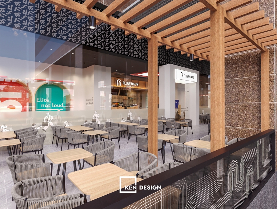Thiết kế cafe coworking FLOW HAUS cơ sở 2