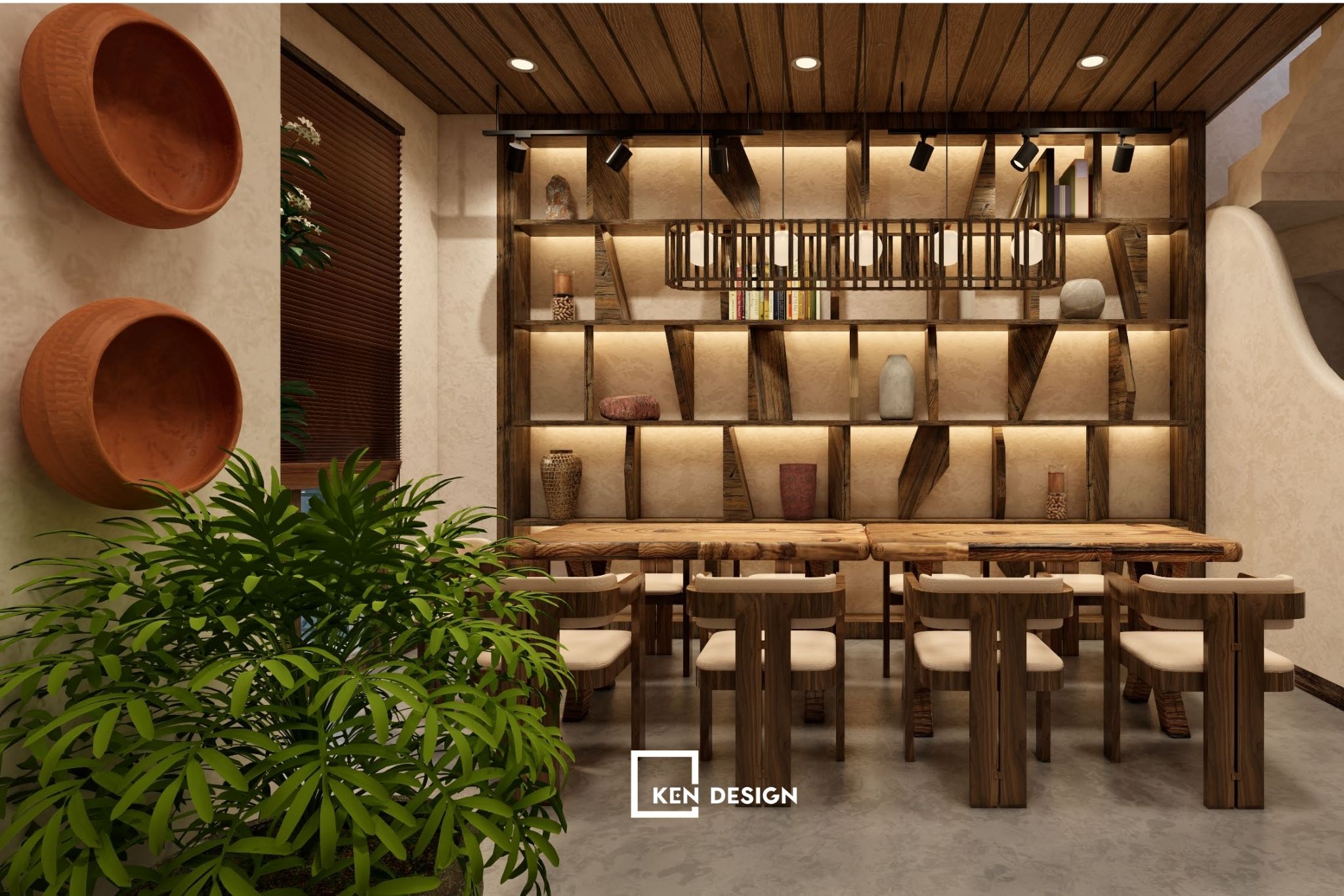 Dự án thiết kế quán cafe Mộc Trà tại Hưng Yên