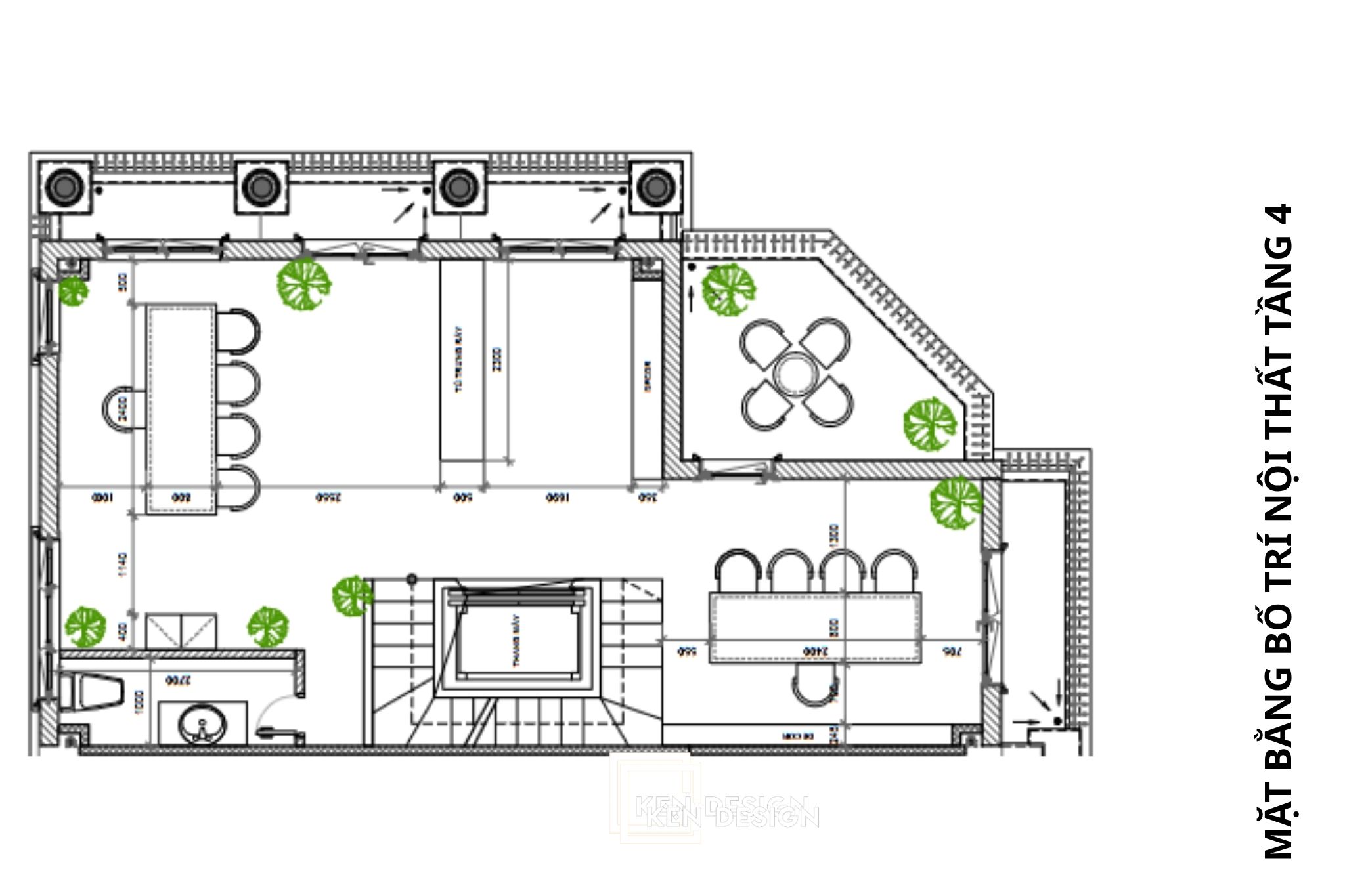 Dự án thiết kế quán cafe Mộc Trà tại Hưng Yên