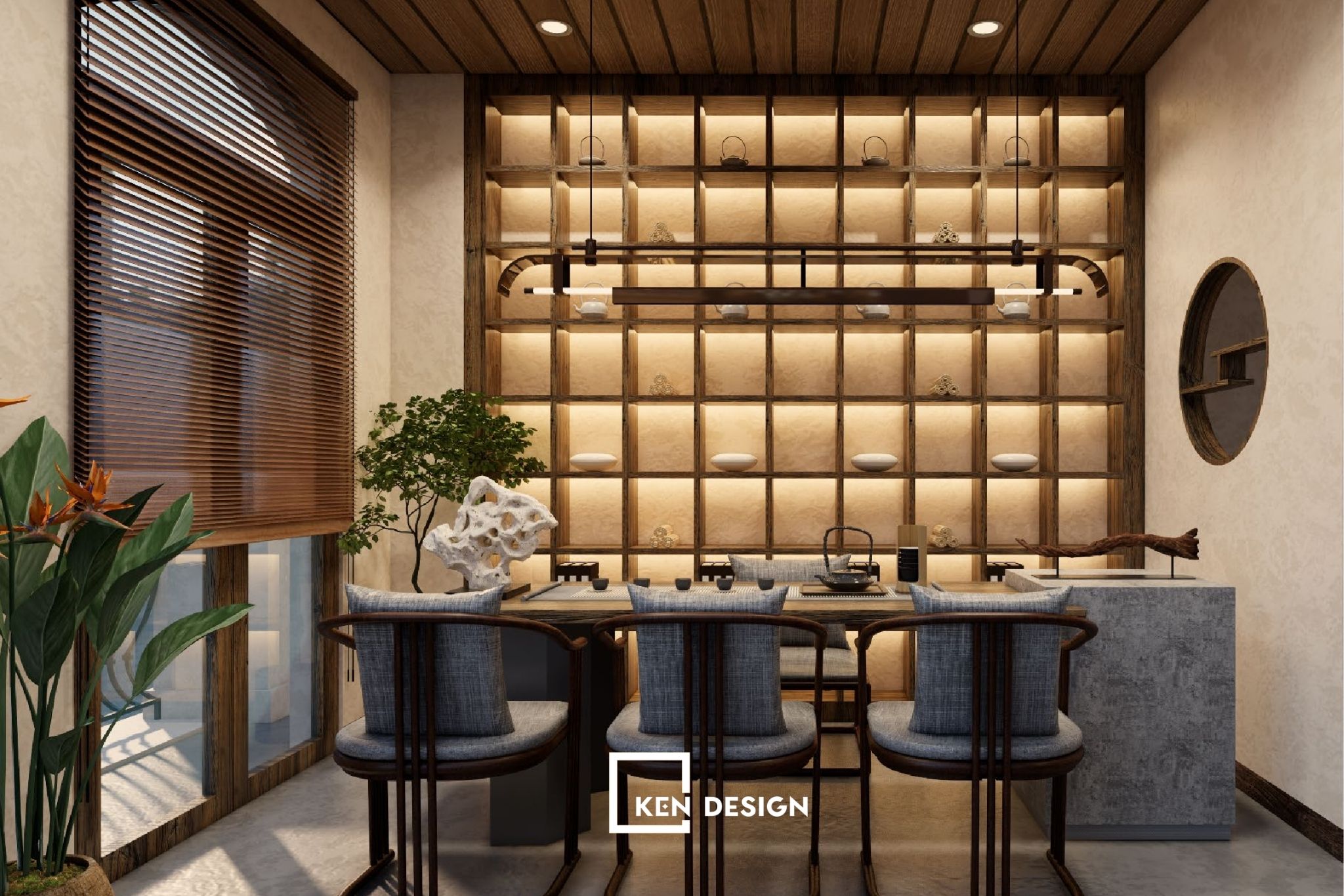 Dự án thiết kế quán cafe Mộc Trà tại Hưng Yên