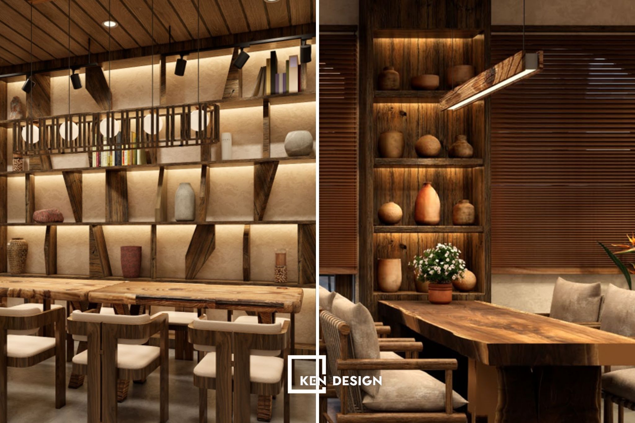 Dự án thiết kế quán cafe Mộc Trà tại Hưng Yên