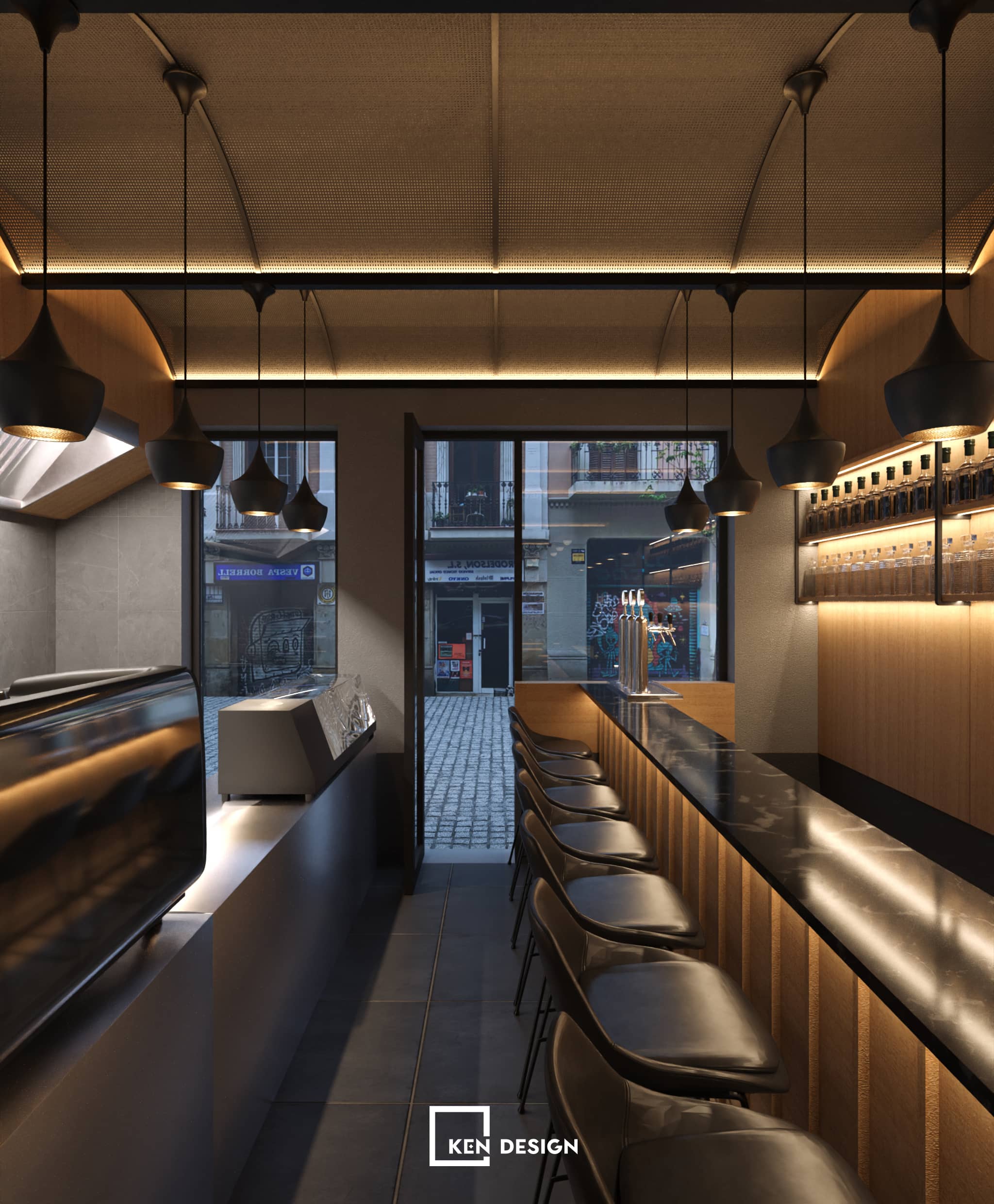 Thiết kế cafe & pub Barcelona - Tây Ban Nha