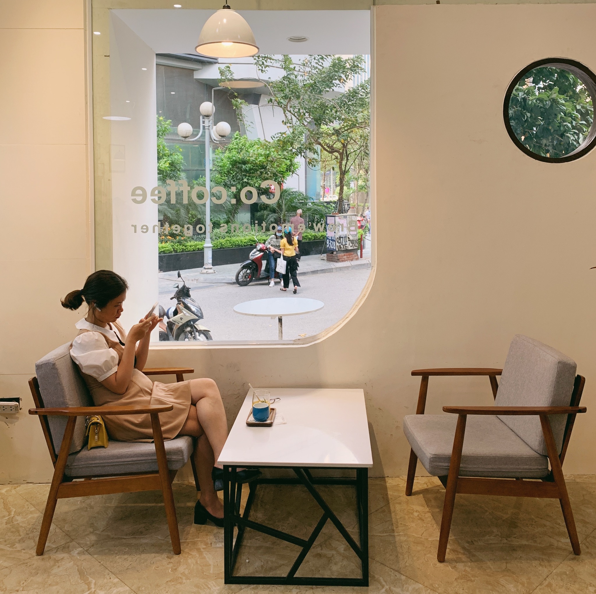 Không gian thưởng thức cafe lý tưởng