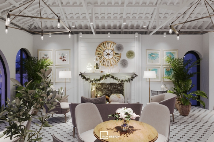 Thiết kế Flower Coffee