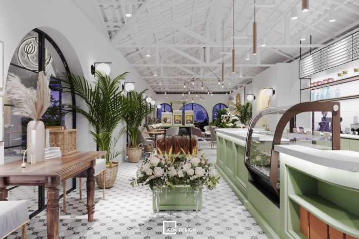 Thiết kế Flower Coffee