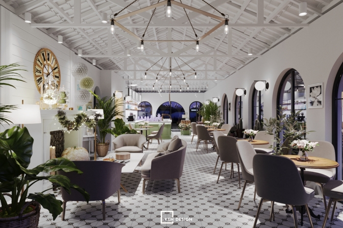 Thiết kế Flower Coffee