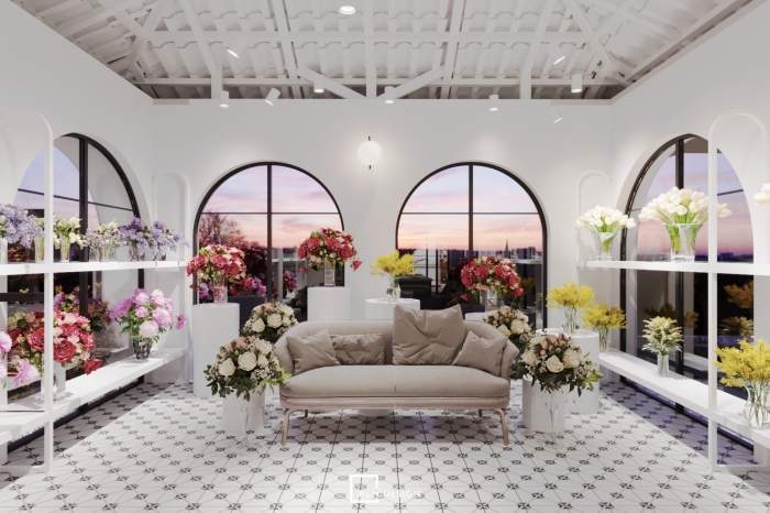 Thiết kế Flower Coffee