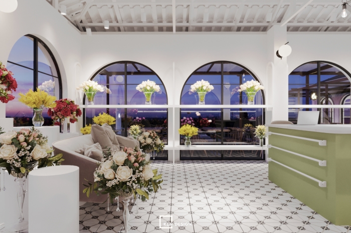 Thiết kế Flower Coffee