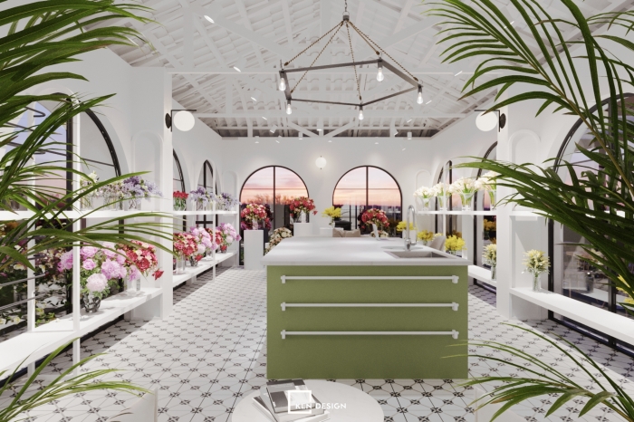 Thiết kế Flower Coffee