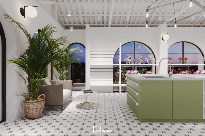 Thiết kế Flower Coffee