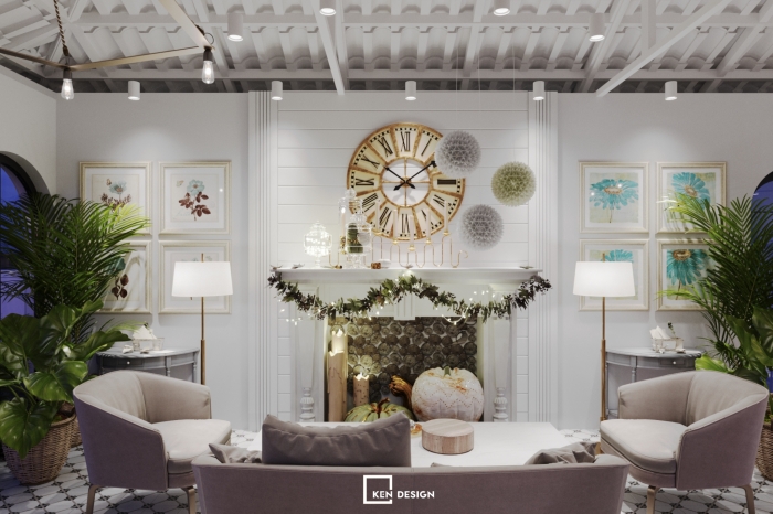 Thiết kế Flower Coffee