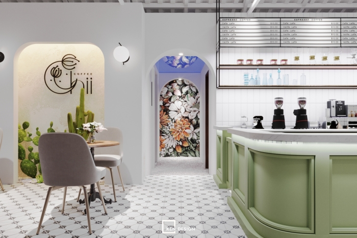 Thiết kế Flower Coffee