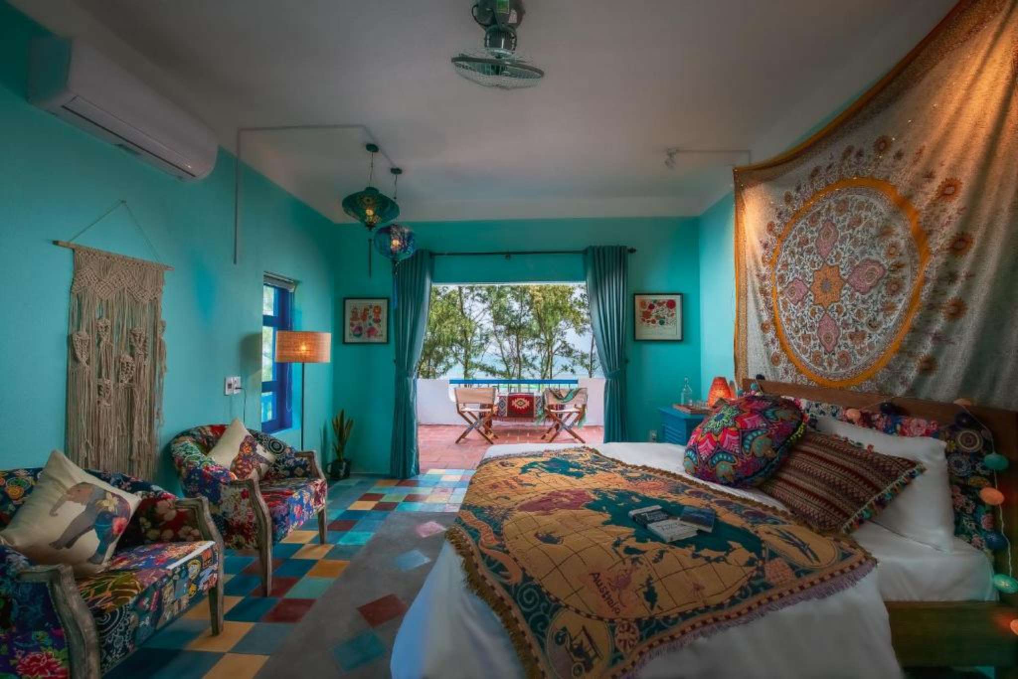 Thiết kế homestay theo phong cách Bohemian