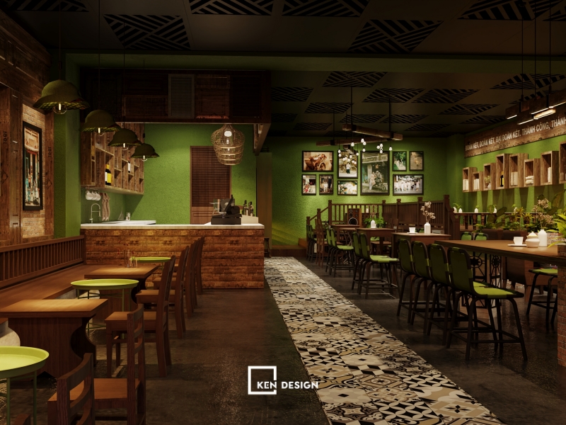 Thiết kế KAKA Cafe tại Hàn Quốc