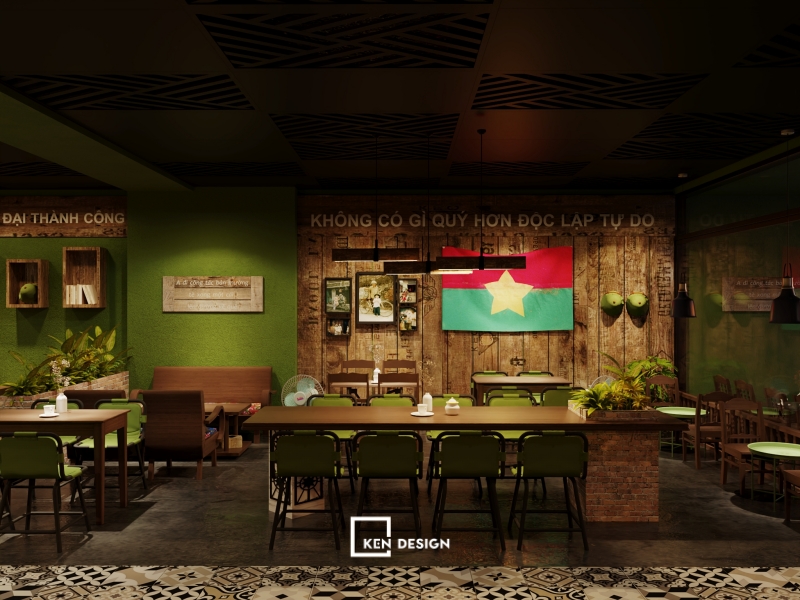 Thiết kế KAKA Cafe tại Hàn Quốc