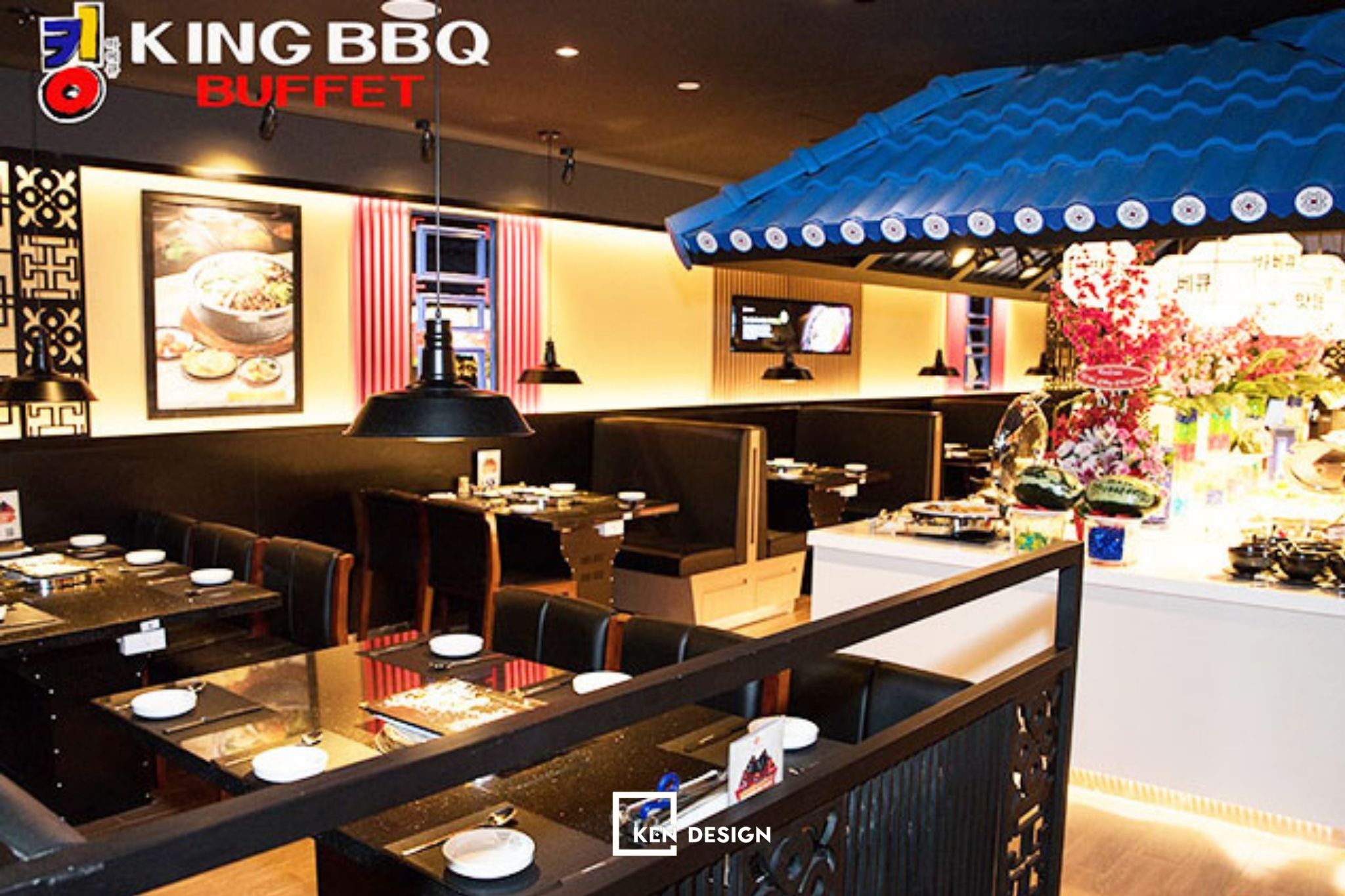 thiết kế nội thất king bbq royal city