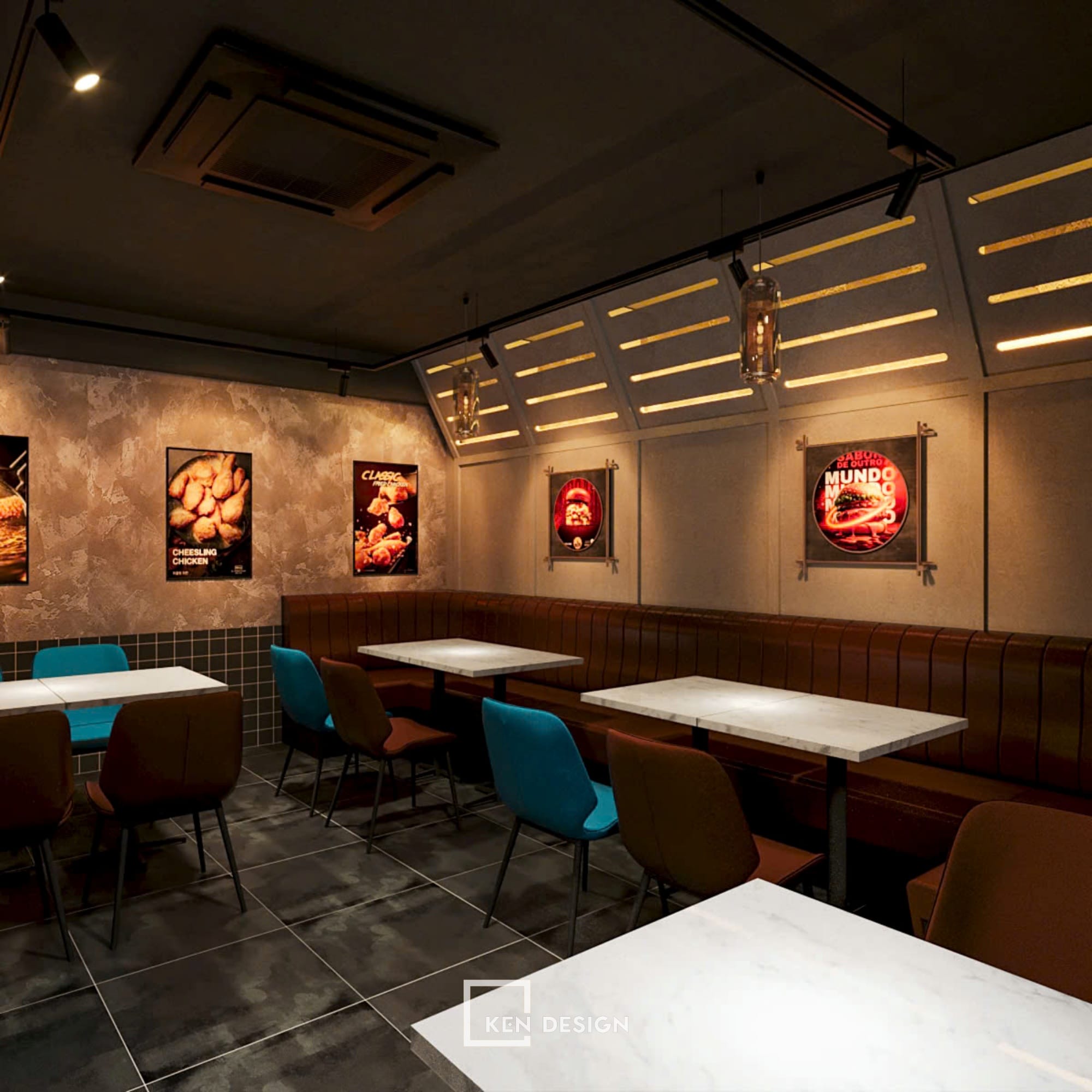 Thiết kế nhà hàng BBQ Chicken tại Quận 7