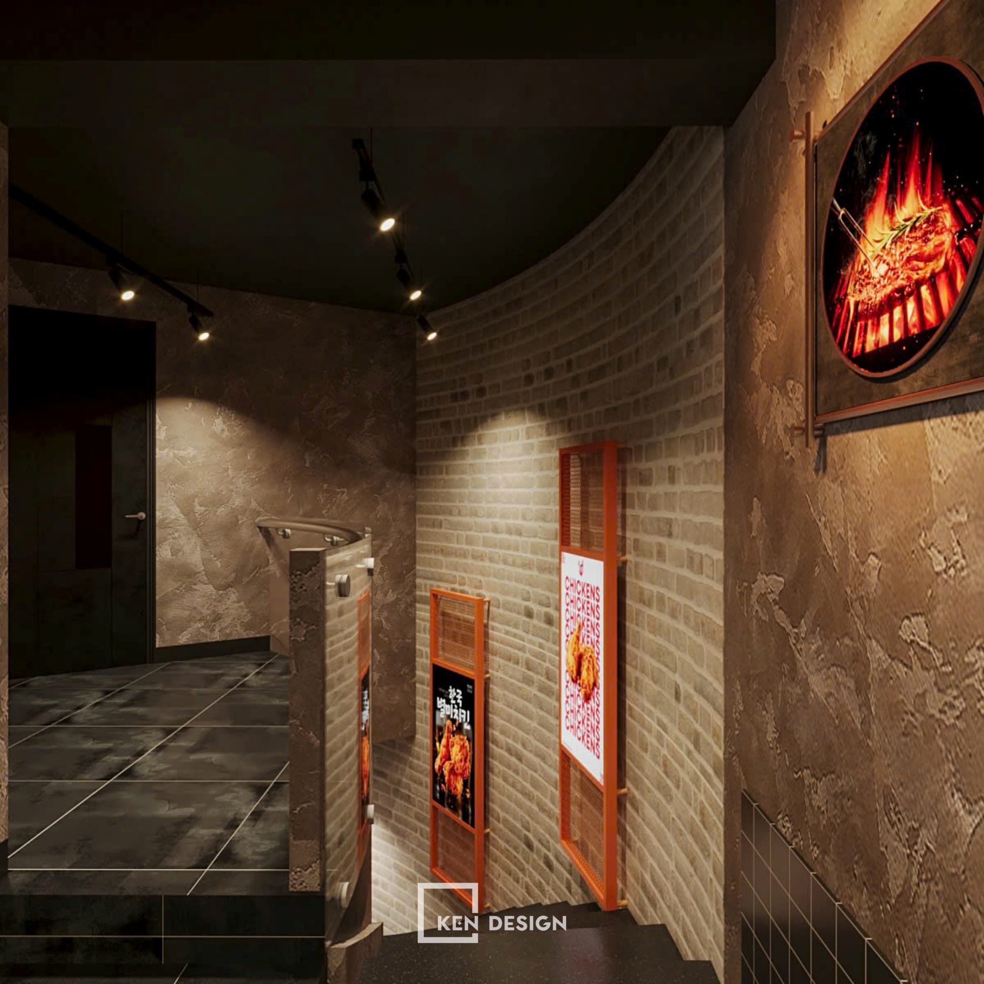 Thiết kế nhà hàng BBQ Chicken tại Quận 7