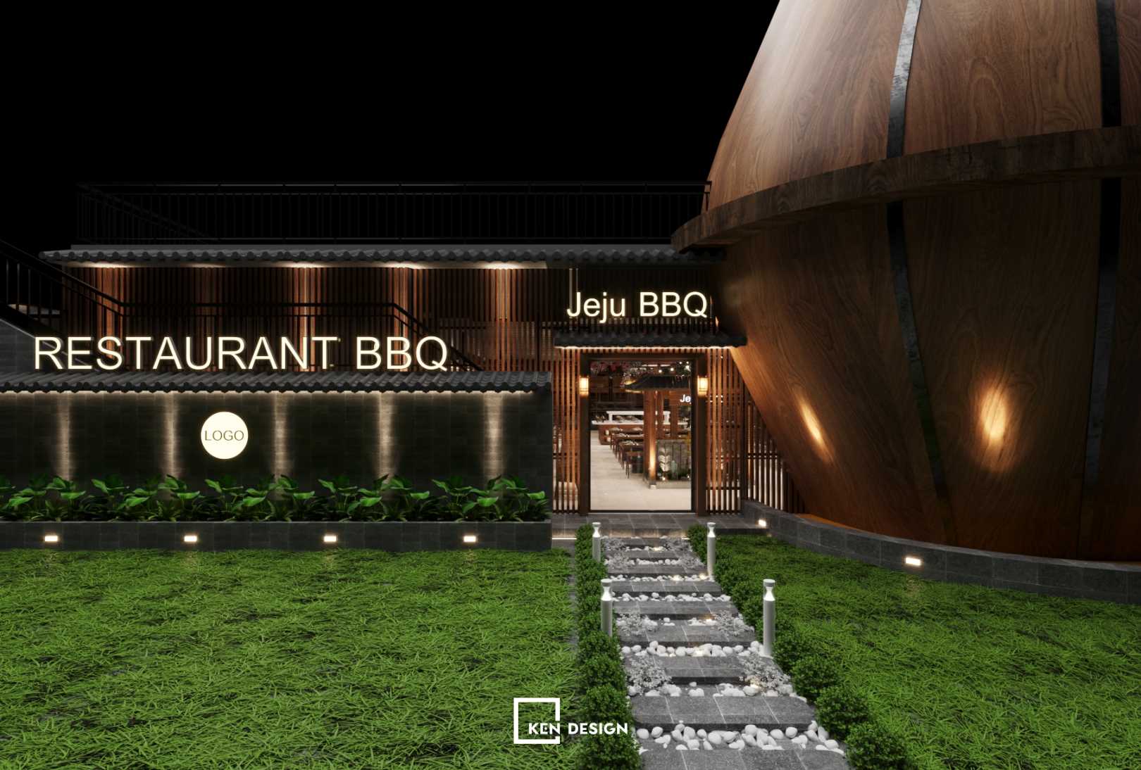Dự án thiết kế nhà hàng BBQ Hải Dương 