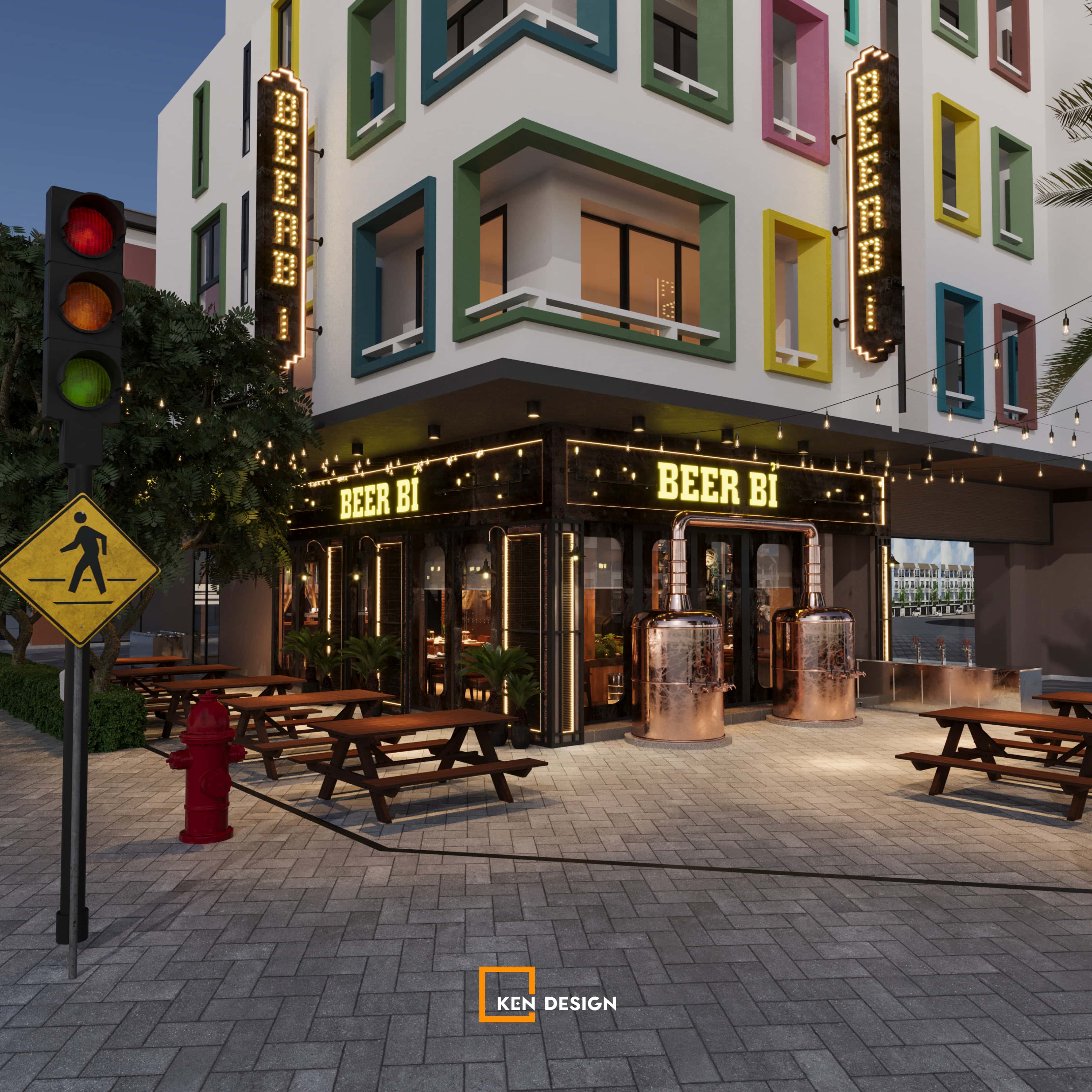 Thiết kế nhà hàng Beer Bỉ tại Phú Quốc