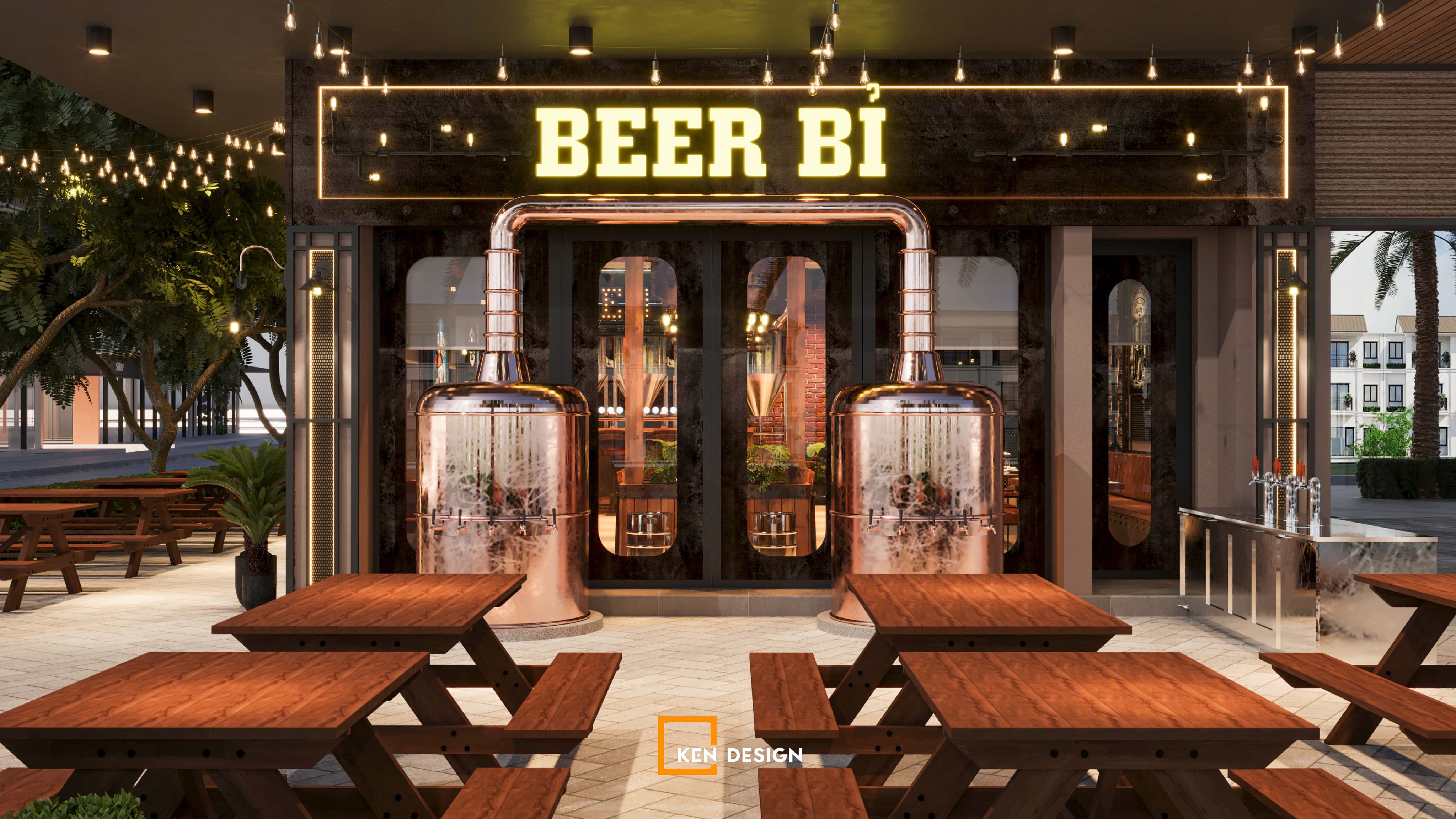 Thiết kế nhà hàng Beer Bỉ tại Phú Quốc