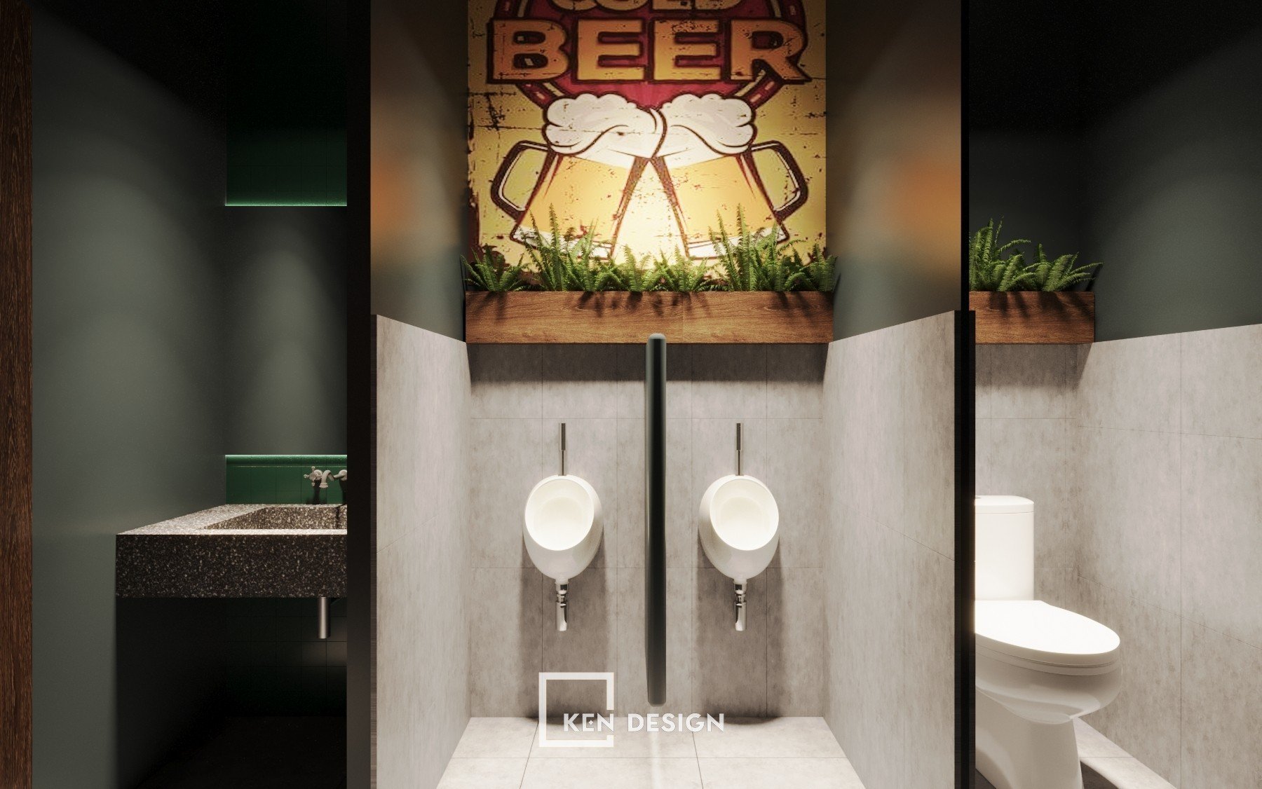 thiet ke nha hang bia 29 - Thiết kế nhà hàng bia độc lạ, phóng khoáng tại Hà Nội