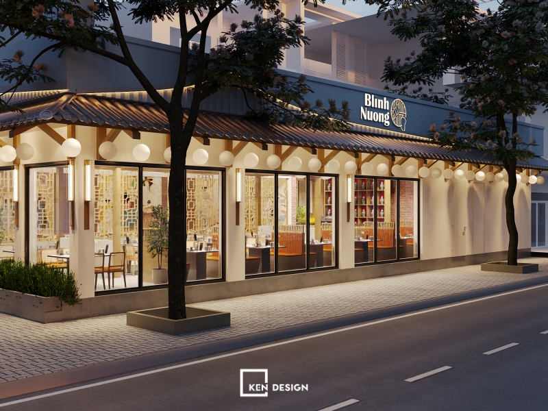 Thiết kế nhà hàng Bling Nướng