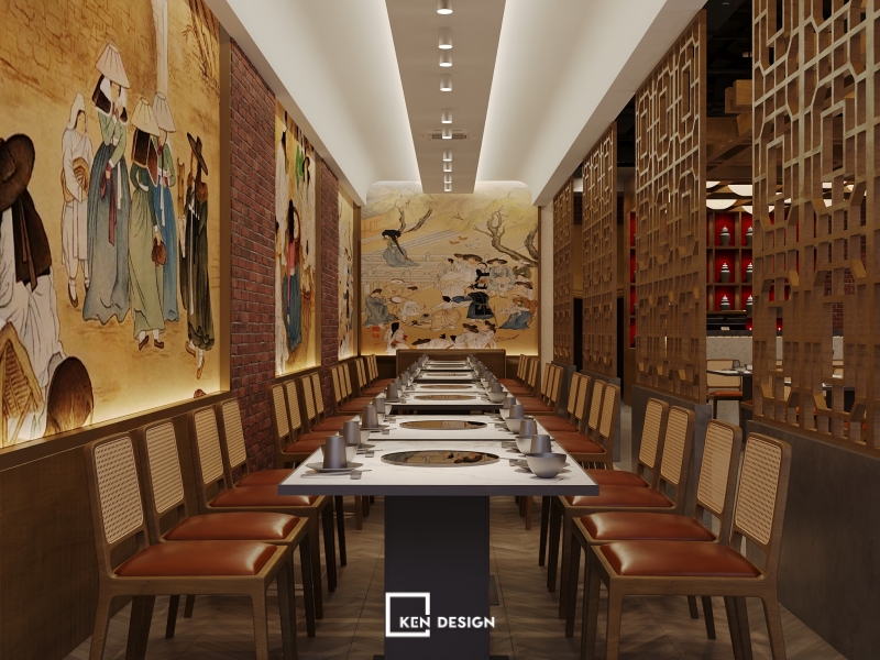 Thiết kế nhà hàng Bling Nướng