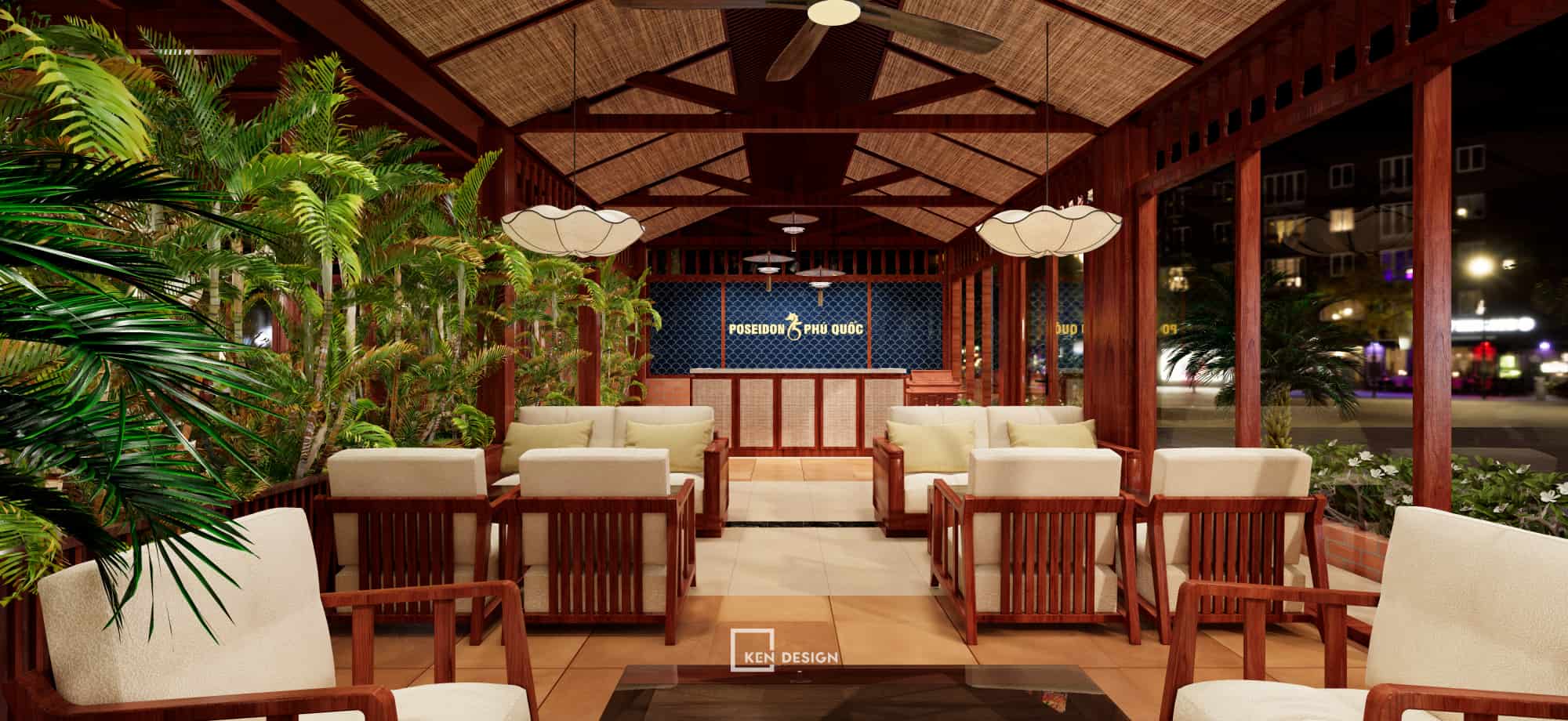 Thiết kế nhà hàng buffet hải sản Rex Maris tại Phú Quốc