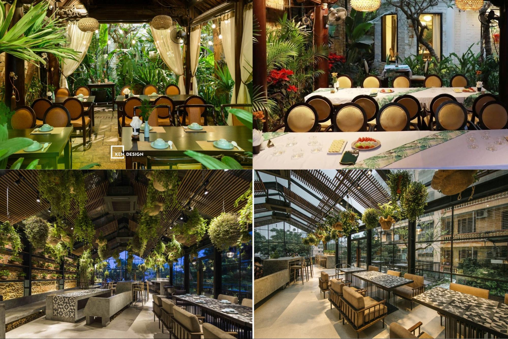 Thiết kế nhà hàng chay ấn tượng
