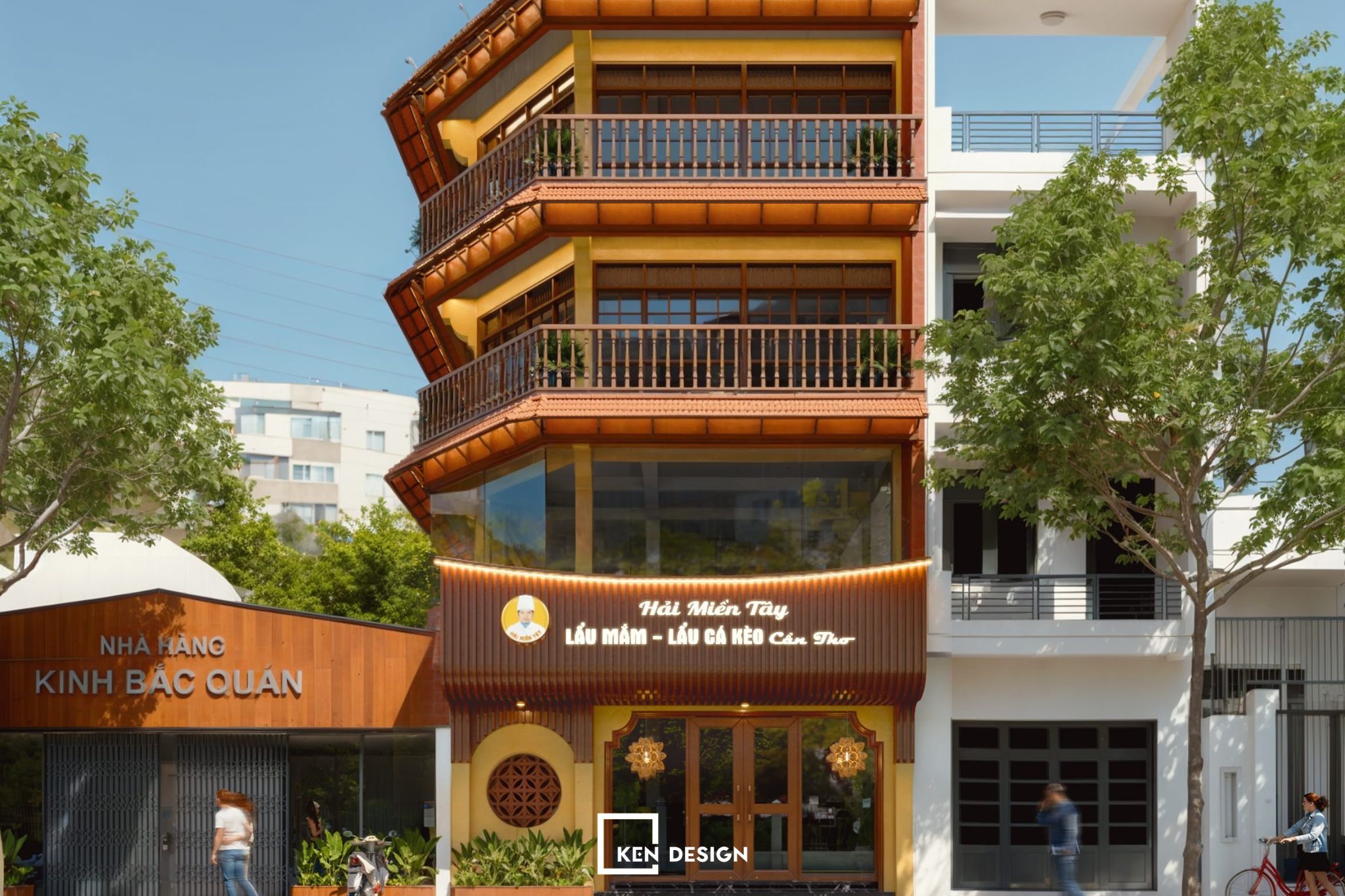 Thiết kế nhà hàng Hải Miền tây tại Trung Hòa 