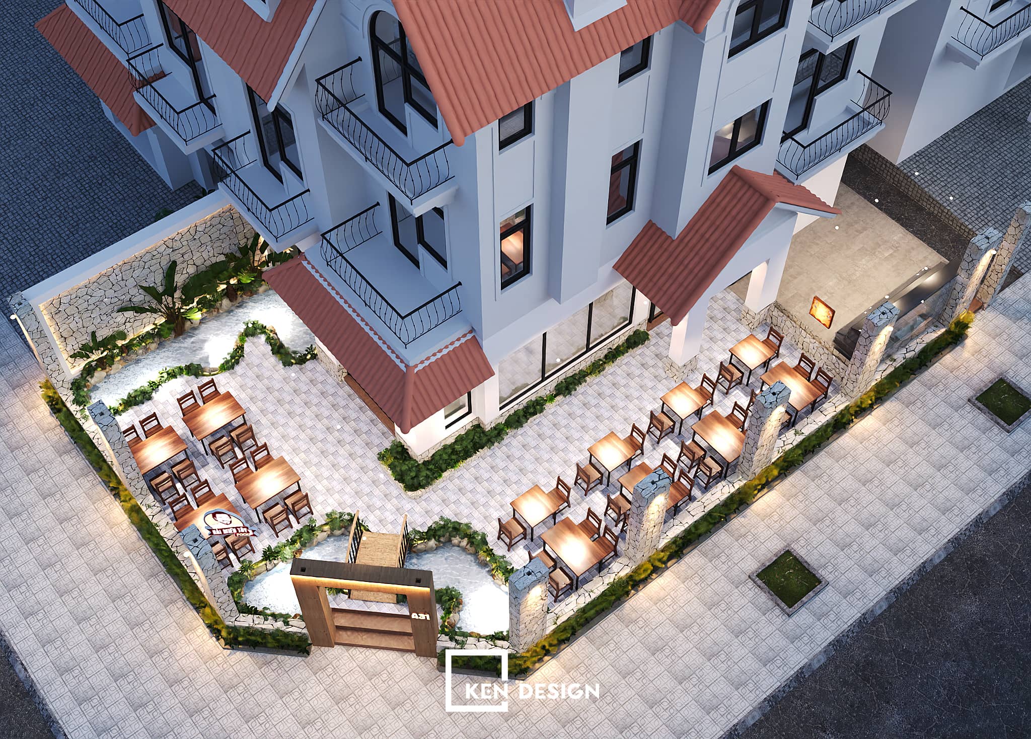 thiết kế nhà hàng lẩu mắm Hải Miền Tây