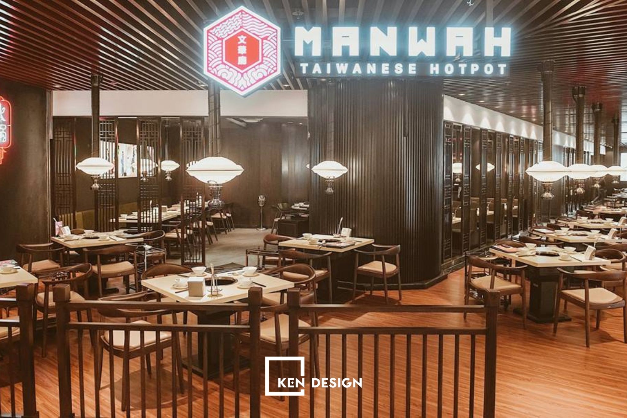 thiết kế nhà hàng Manwah