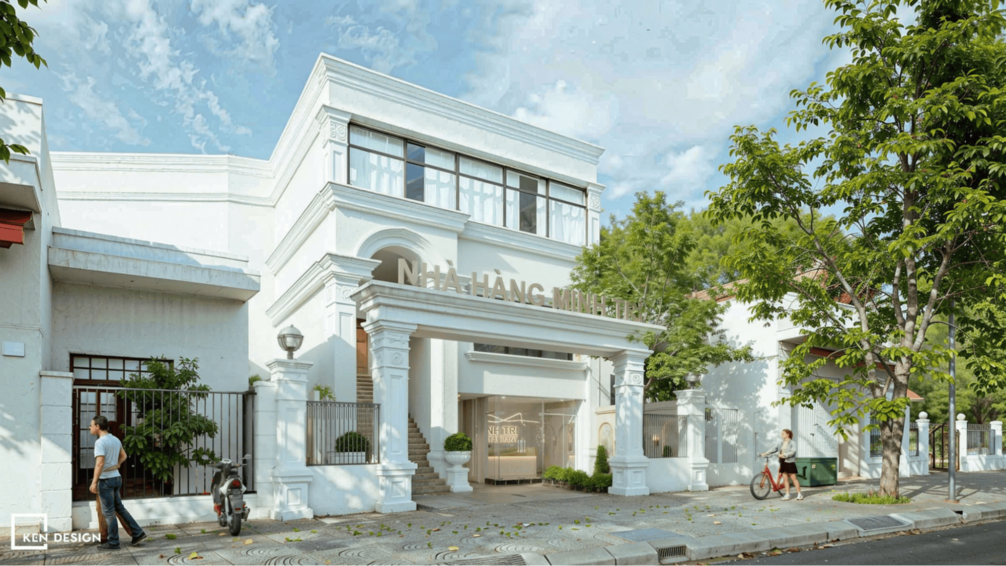 Thiết kế nhà hàng tiệc cưới Minh Trí