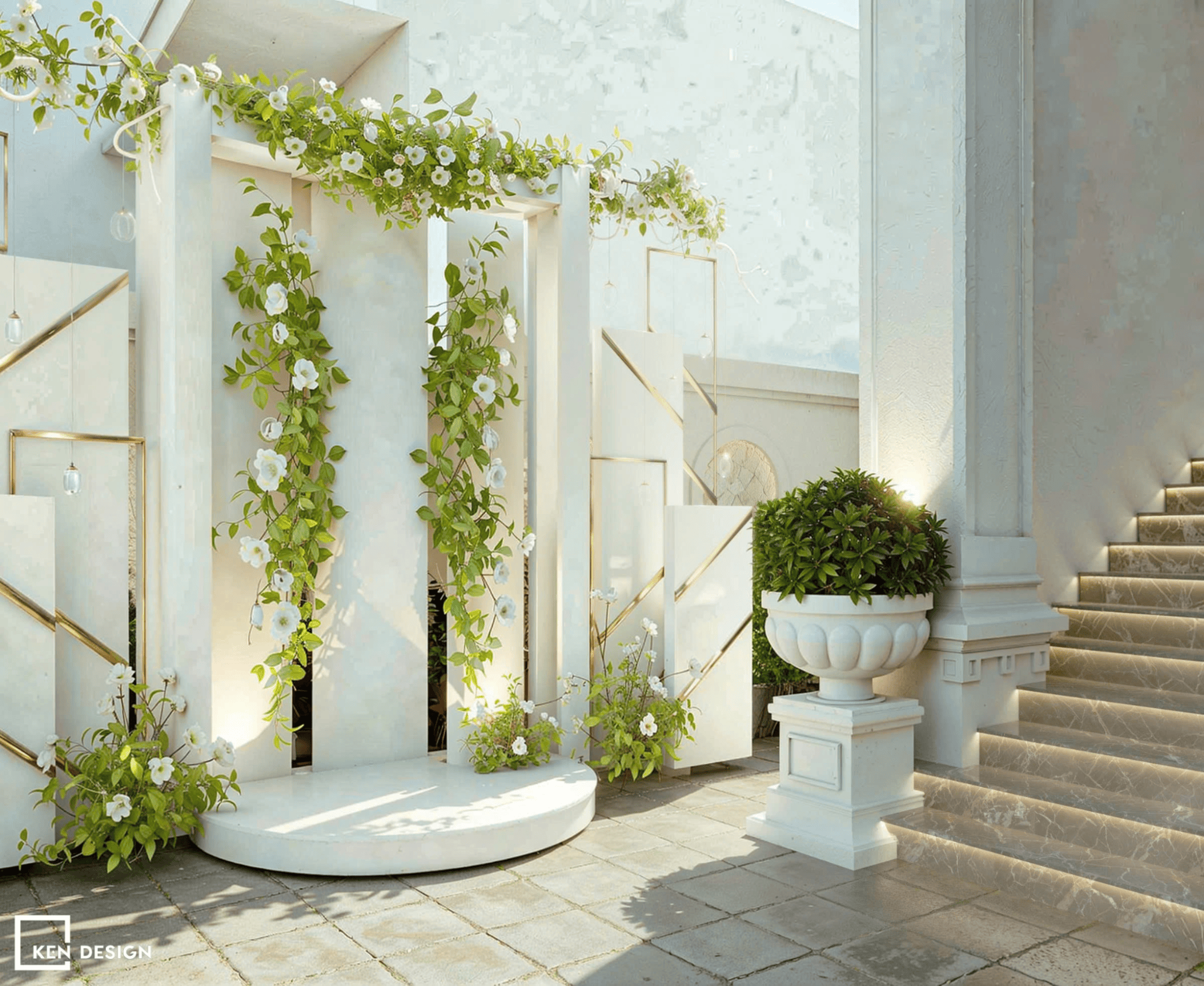 Thiết kế nhà hàng tiệc cưới Minh Trí