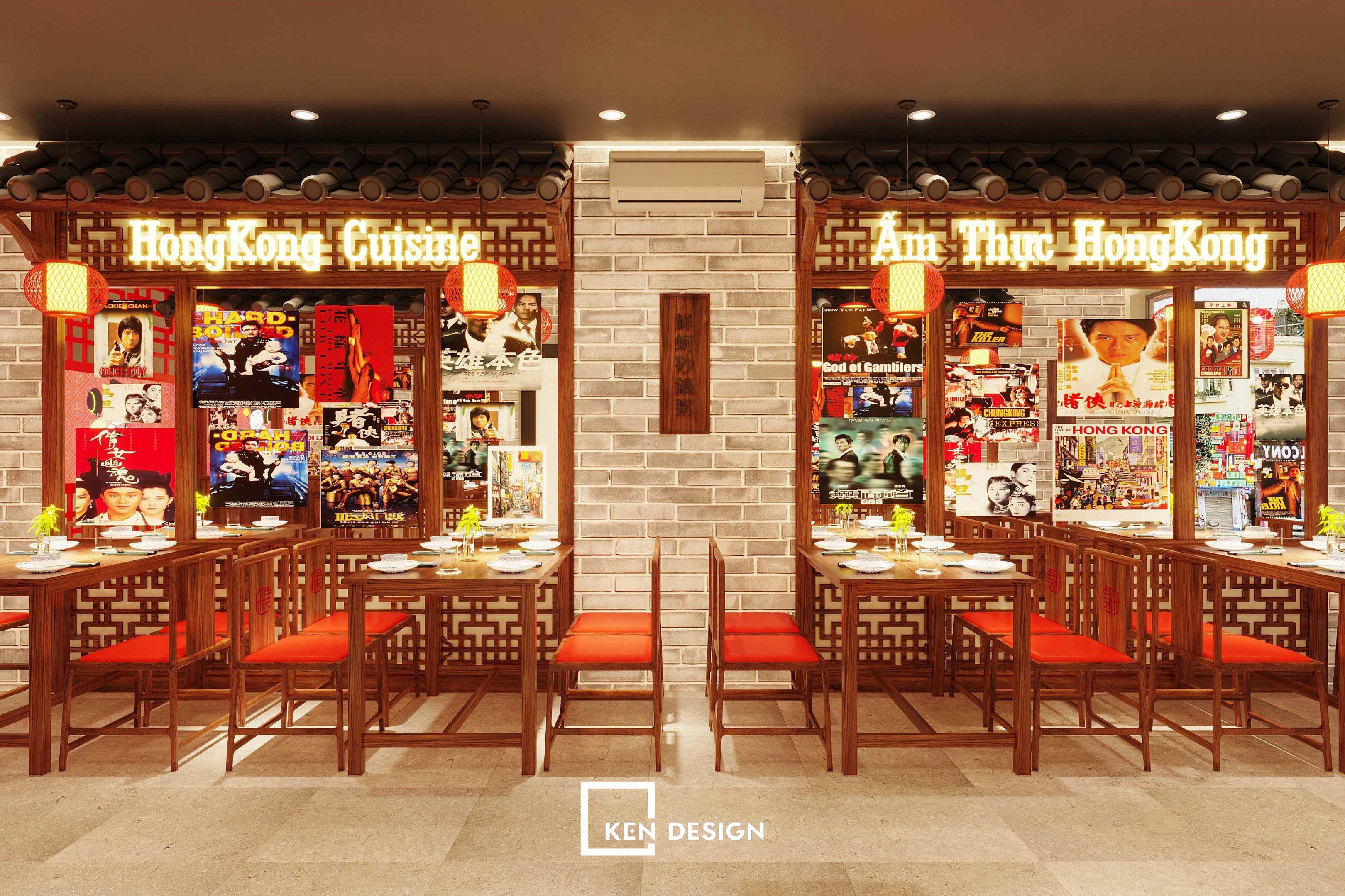Thiết kế nhà hàng Trung Hoa Fung Ha tại Cửa Bắc