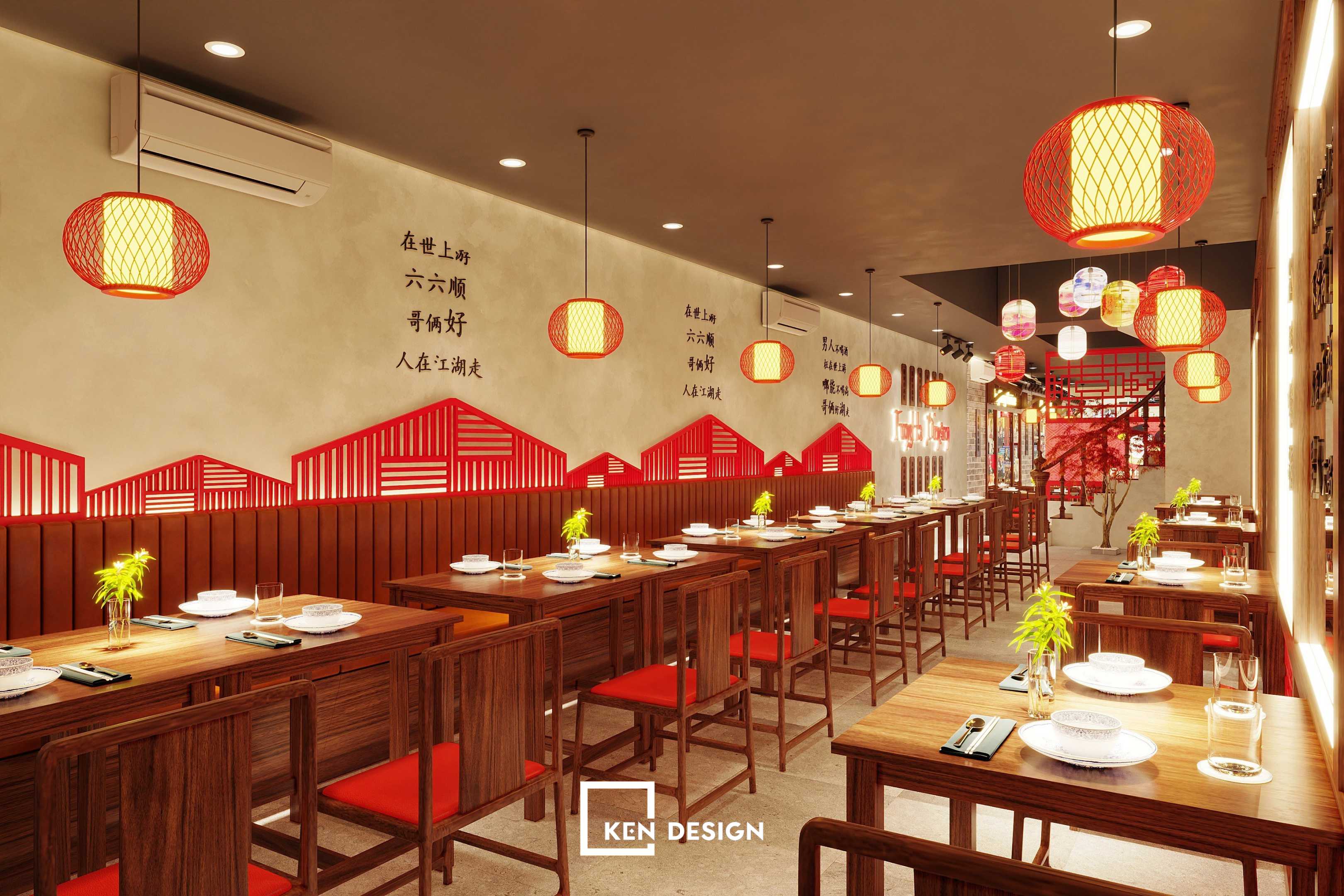 thiết kế nhà hàng Trung Hoa Fung Ha tại Cửa Bắc