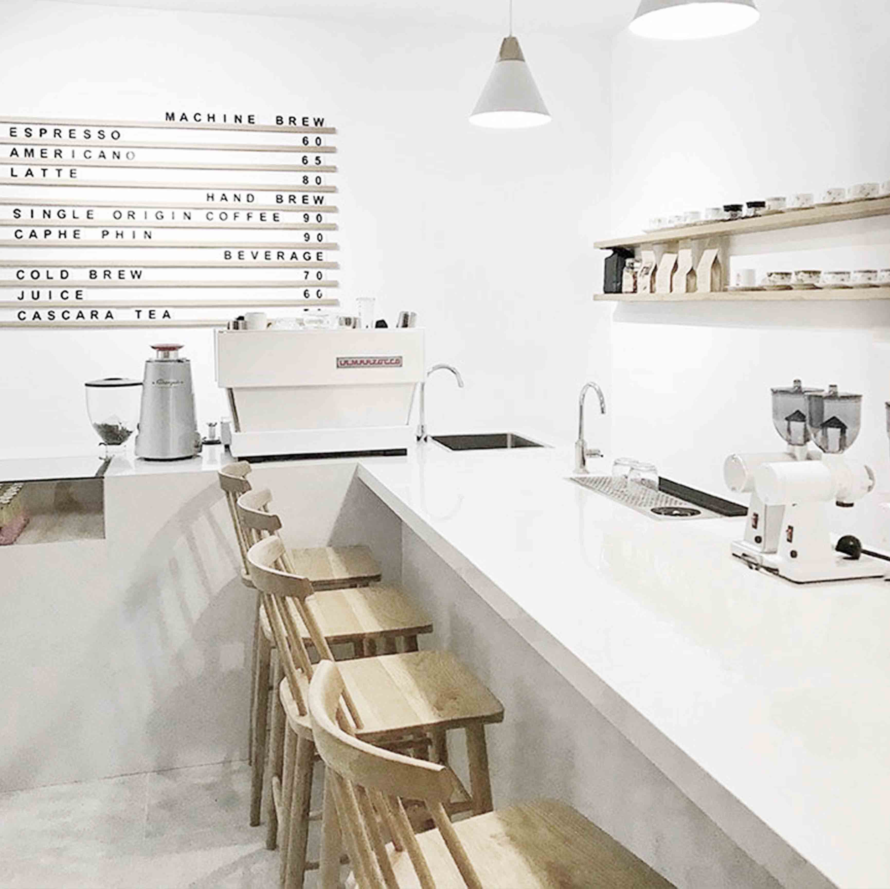 Thiết kế nội thất quán cafe nhỏ