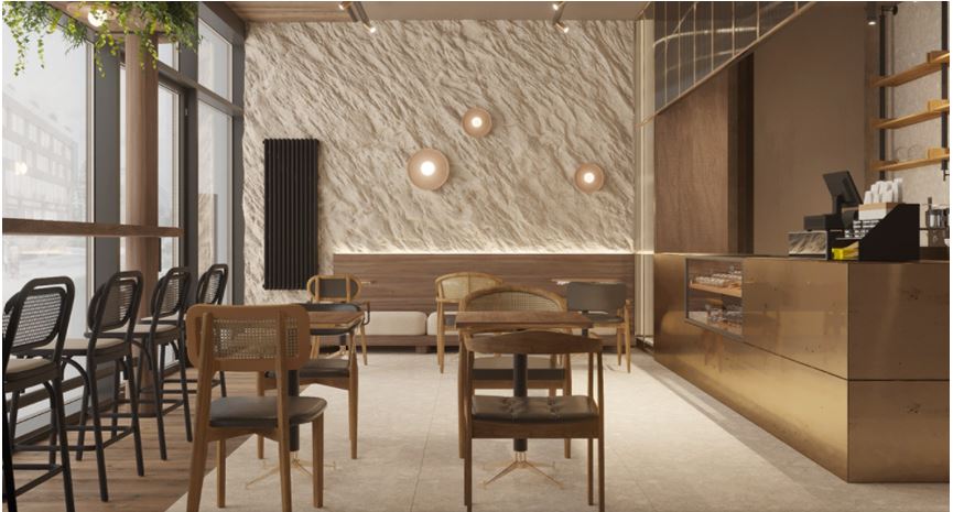 thiết kế nội thất quán cafe nhỏ