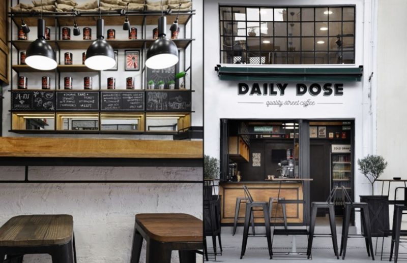 Thiết kế nội thất quán cafe nhỏ